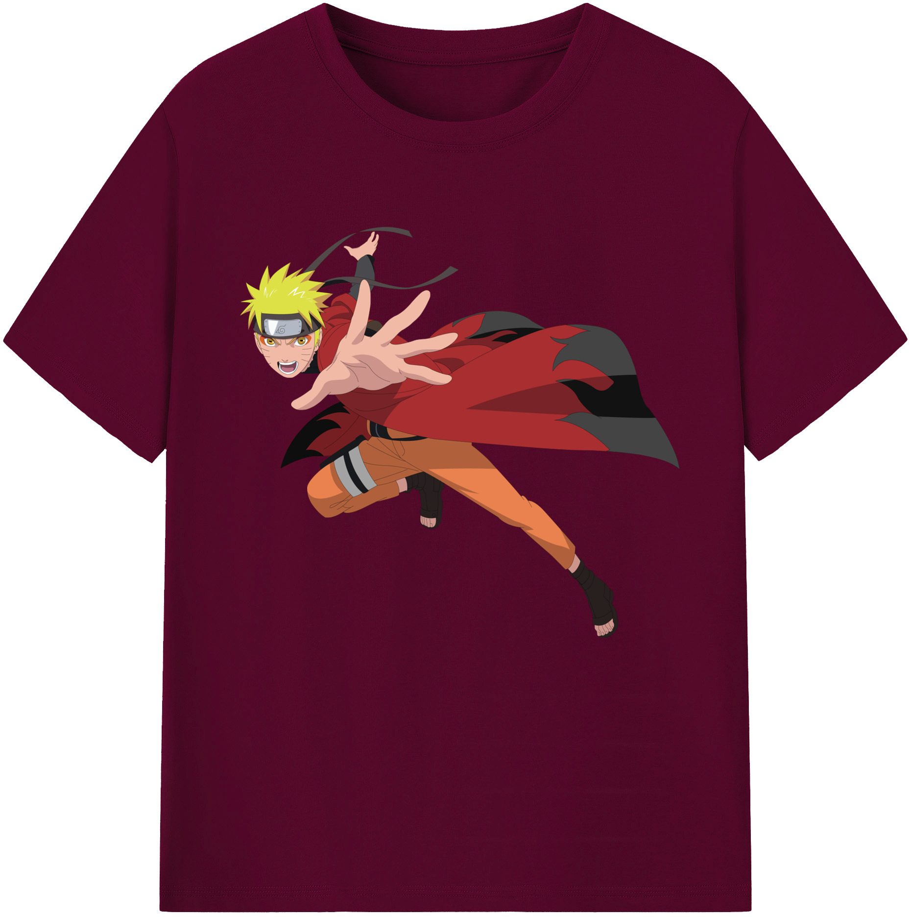 （画像用） NARUTO -ナルト- うずまき ナルト Uzumaki Naruto レディースカジュアルプリントTシャツ（綿100％）